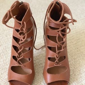 Chinese Laundry lace up heels